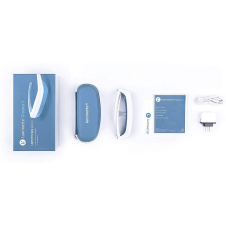 Luminette 3 Light Therapy Glasses: Beat Winter Blues & Boost Sleep, On-the-Go!