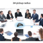 Haut-Parleur Conférence USB : Son Clair à 360°, Réduction de Bruit, Idéal Télétravail & Réunions Haut-Parleur Conférence USB : Son Clair à 360°, Réduction de Bruit, Idéal Télétravail & Réunions