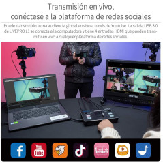 Feelworld LIVEPRO L1, le mini mélangeur de vidéo