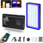 Weeylite RB9 RGB: Éclairage Vidéo LED Pro, 2500K-8500K, Contrôle App, Autonomie 2H, Kit Complet! Weeylite RB9 RGB: Éclairage Vidéo LED Pro, 2500K-8500K, Contrôle App, Autonomie 2H, Kit Complet!