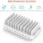 Alxum 120W Charging Station: Power Up 10 Devices at Once! Fast USB Charger Organizer Alxum 120W Charging Station: Power Up 10 Devices at Once! Fast USB Charger Organizer