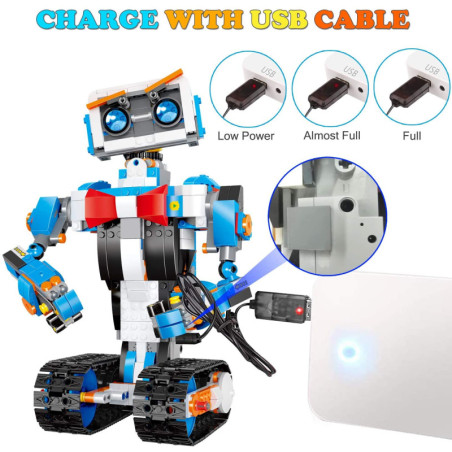 Kit Robotique STEM OKK : LAventure de Construction Programmable pour Enfants (8-12 ans) !