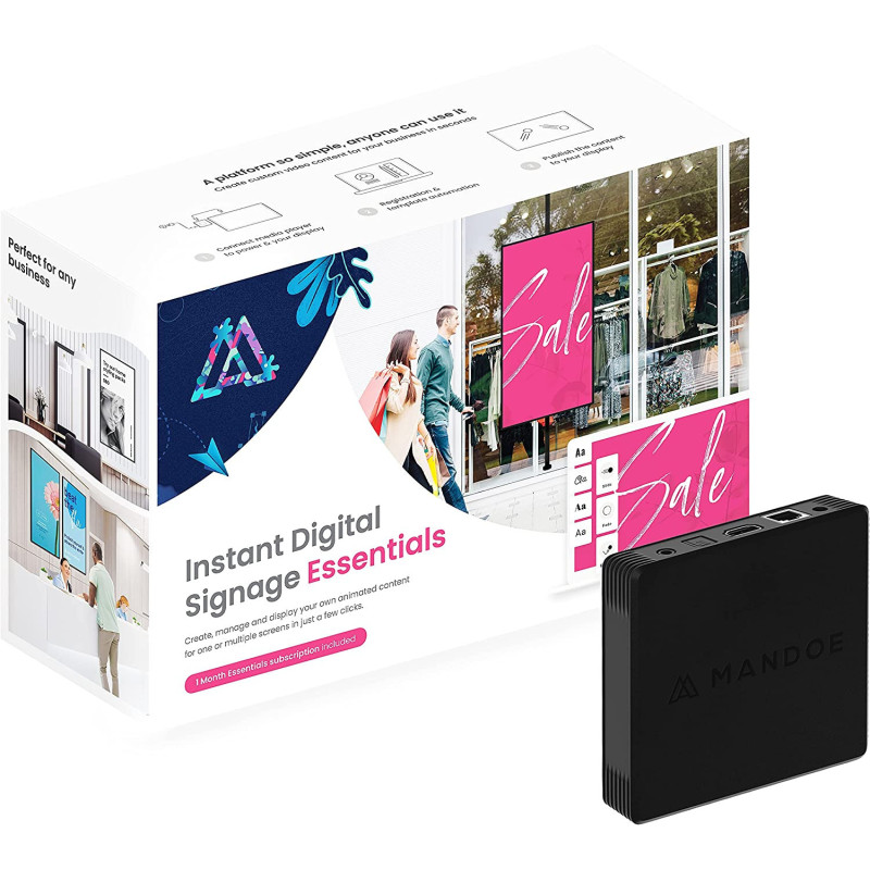 Mandoe, the advertising display box