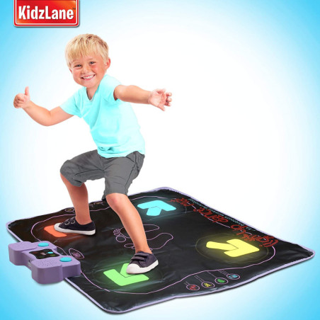 Kidzlane Dance Mat: Light-Up Fun, Wireless Music, & Games for Active Kids!