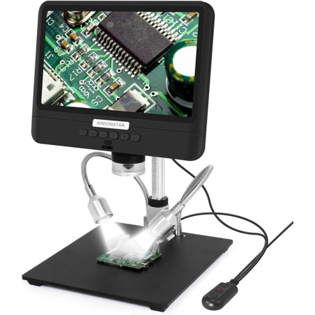 Microscope Numérique HD Andonstar AD208: Explorez lInfiniment Petit avec Précision!