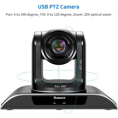 Tenveo VHD202U, the camera with a x20 zoom