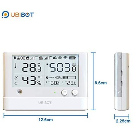 UbiBot WS1 Pro: Thermomètre Hygromètre Connecté - Surveillez Votre Environnement en Temps Réel!