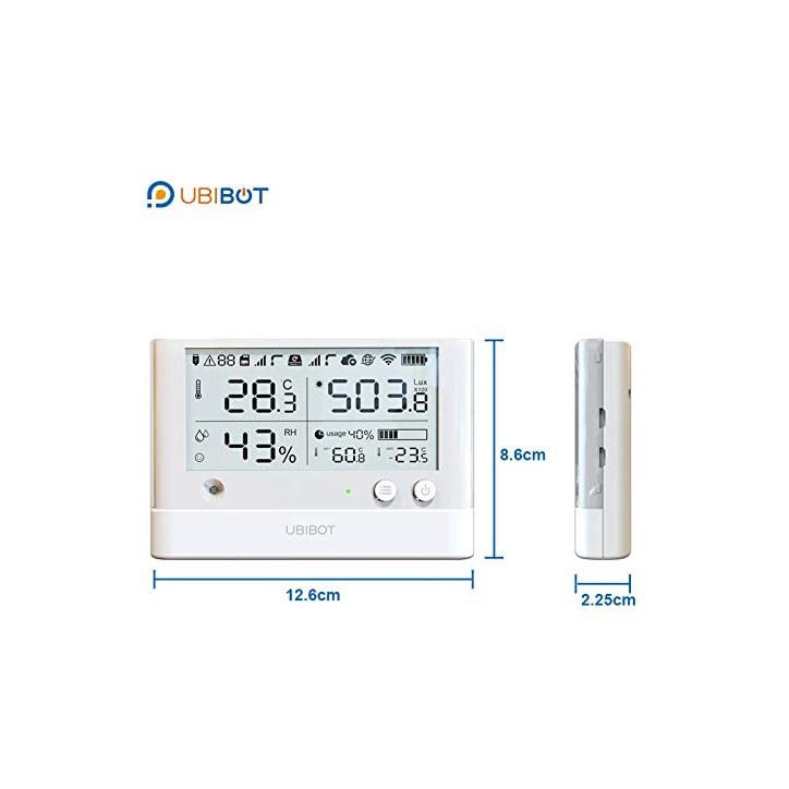 UbiBot WS1 Pro: Thermomètre Hygromètre Connecté - Surveillez Votre Environnement en Temps Réel! UbiBot WS1 Pro: Thermomètre Hygromètre Connecté - Surveillez Votre Environnement en Temps Réel!