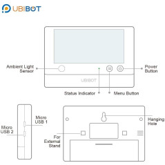 UbiBot WS1 Pro, the hygrometer and thermometer device