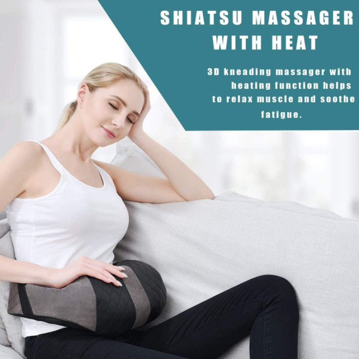 Détente Absolue: Masseur Shiatsu Cou & Épaules avec Chaleur - Soulagement Garanti! Détente Absolue: Masseur Shiatsu Cou & Épaules avec Chaleur - Soulagement Garanti!
