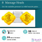 Détente Absolue: Masseur Shiatsu Cou & Épaules avec Chaleur - Soulagement Garanti! Détente Absolue: Masseur Shiatsu Cou & Épaules avec Chaleur - Soulagement Garanti!