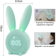 Dreamy Rabbit Night Light: Touch & Remote Control, Sleep Timer, Perfect Kids Gift