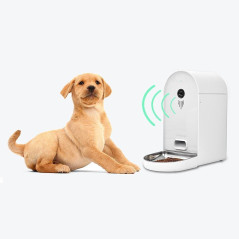 DOGNESS Smart Pet Feeder Camera: Auto Dispenser with Voice Recorder & Portion Control