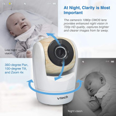 VTech VM919HD, le moniteur vidéo avec écran HD