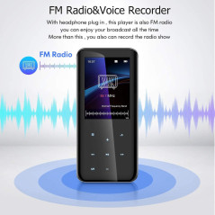 Lecteur MP3 Bluetooth 5.0 Aiworth 32GB: Son Hi-Fi, Radio FM & Longue Autonomie!