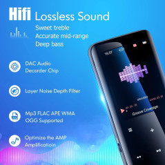 Airworth MB08, le lecteur MP3 32Go bluetooth 5.0