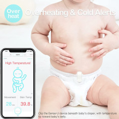 Sense-U Baby Monitor 2 SU-210T-BS, Le moniteur intelligent pour