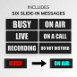 BusyBox Smart Sign: Bluetooth Do Not Disturb Recording Studio Sign - Customizable LED Display BusyBox Smart Sign: Bluetooth Do Not Disturb Recording Studio Sign - Customizable LED Display