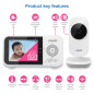 VTech VM819 Baby Monitor: See, Hear & Soothe Your Baby From Anywhere! VTech VM819 Baby Monitor: See, Hear & Soothe Your Baby From Anywhere!