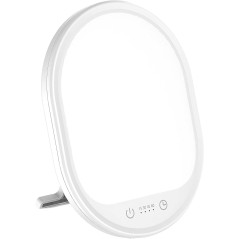 Light Therapy Lamp, UV-Free 10000 Lux Therapy Light, Touch Control with 3 Adjustable Brightness Levels and 4 Timer Function,