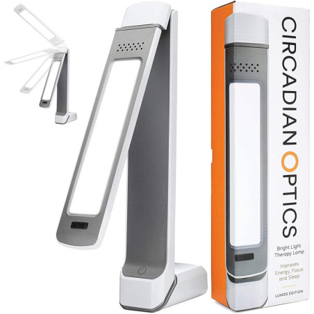 Circadian Optics Light Therapy Lamp - UV-Free LED Light Sun Lamp with 10,000 Lux for Sleep Aid, Brain Booster, and Stress