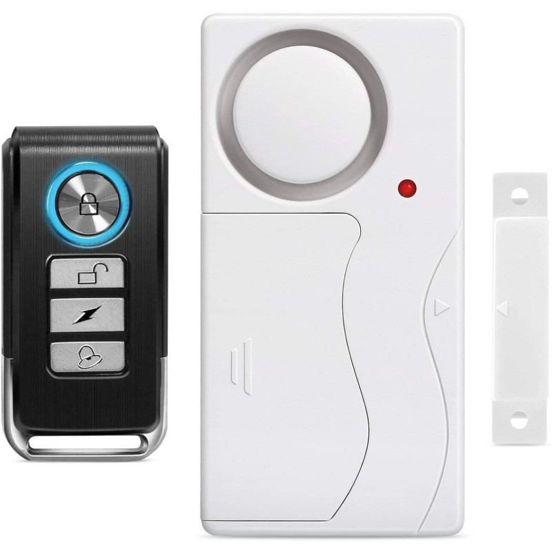 Wsdcam Door Alarm Wireless Anti-Theft Remote Control Door and Window Security Alarms