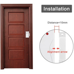 Wsdcam Door Alarm Wireless Anti-Theft Remote Control Door and Window Security Alarms