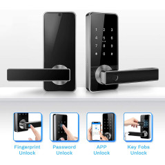Serrure Intelligente 5-en-1 Tiffane: Accès Facile et Sécurité Renforcée pour Votre Maison