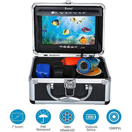 Eyoyo Caméra de Pêche Sous-Marine 7 LCD: Vision Claire & Immersion Totale!