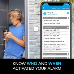 Nexx Smart Alarm Wi-Fi Controller NXAL-100 - Remotely Control Existing Alarm Security System with Nexx App, Compatible with