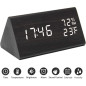 JALL Wooden Digital Alarm Clock: Stylish Design with Temperature & Humidity Display JALL Wooden Digital Alarm Clock: Stylish Design with Temperature & Humidity Display