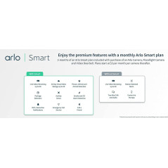 Arlo Pro 4 Spotlight Camera - 1 Pack - Wireless Security, 2K Video & HDR, Color Night Vision, 2 Way Audio, Wire-Free, Direct to