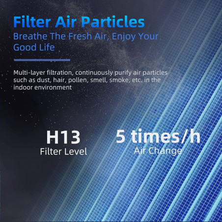 AROEVE Purificateur dAir Portable HEPA : Respirez un Air Pur et Parfumé, Idéal Allergies et Animaux