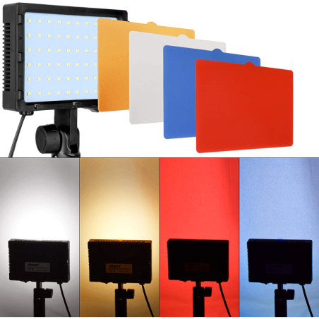 Kit Éclairage LED Portable Emart: Photos et Vidéos Parfaites, Couleurs Éclatantes!