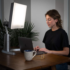 Carex Day-Light Classic Plus Bright Light Therapy Lamp - 10,000 LUX At 12 Inches - LED Sun Lamp Mood Light and Sunlight Lamp