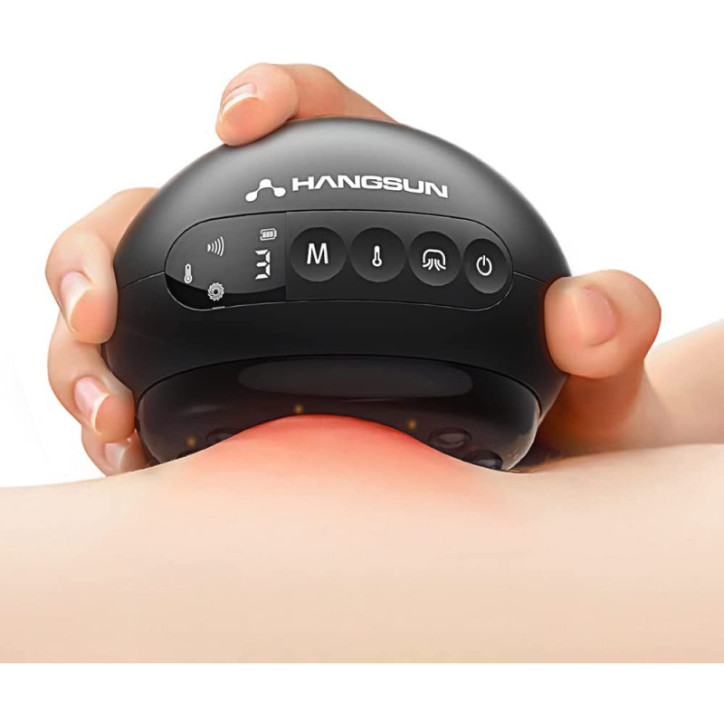 Hangsun 5-in-1 Electric Cupping Massager: Red Light & Heat for Ultimate Pain Relief Hangsun 5-in-1 Electric Cupping Massager: Red Light & Heat for Ultimate Pain Relief