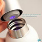 Glo UV-C Self-Cleaning Water Bottle: Pure Water Anywhere! Stainless Steel, Keeps Water Cold 24h Glo UV-C Self-Cleaning Water Bottle: Pure Water Anywhere! Stainless Steel, Keeps Water Cold 24h