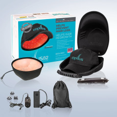 CapillusUltra Mobile Laser Therapy Cap for Hair Regrowth - NEW 6 Minute Flexible-Fitting Model - FDA-Cleared for Medical