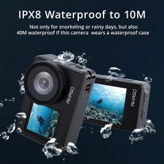 AKASO Brave 7 LE: 4K Waterproof Action Camera with Dual Screen & Remote - Capture Your Adventures!