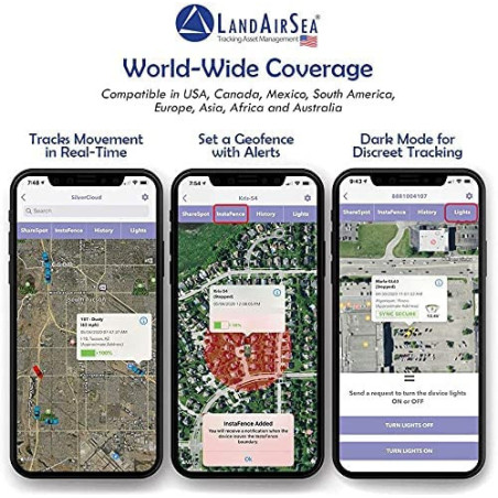 LandAirSea 54 : Tracker GPS Étanche et Magnétique - Suivi Temps Réel, Autonomie Exceptionnelle!