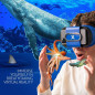 Lets Explore Wildlife VR Headset for Kids: 16 Immersive Adventures & Holographic Cube!