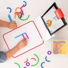 Osmo - Little Genius Starter Kit for Fire Tablet-4 Educational Learning Games-Preschool Ages 3-5-Phonics, Problem Solving &