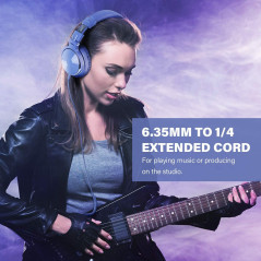 OneOdio Wired Over Ear Headphones Studio Monitor & Mixing DJ Stereo Headsets with 50mm Neodymium Drivers and 1/4 to 3.5mm Audio