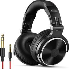 OneOdio Wired Over Ear Headphones Studio Monitor & Mixing DJ Stereo Headsets with 50mm Neodymium Drivers and 1/4 to 3.5mm Audio