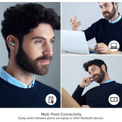 Technics HiFi True Wireless Multipoint Bluetooth Earbuds with Advanced Noise Cancelling, Impressive Call Quality Using