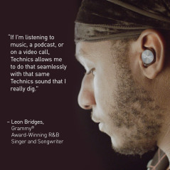Technics HiFi True Wireless Multipoint Bluetooth Earbuds with Advanced Noise Cancelling, Impressive Call Quality Using