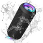 Ortizan Enceinte Bluetooth Étanche: Son Hi-Fi 360°, Autonomie 30H, Lumières RGB – Le Son qui Vous Suit! Ortizan Enceinte Bluetooth Étanche: Son Hi-Fi 360°, Autonomie 30H, Lumières RGB – Le Son qui Vous Suit!