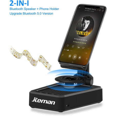 Ortizan Enceinte Bluetooth Étanche : Son Hi-Fi, 24H dAutonomie & Support Téléphone Intégré!