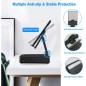 Ortizan Waterproof Bluetooth Speaker with Phone Stand: 24H Playtime, Hi-Fi Sound Ortizan Waterproof Bluetooth Speaker with Phone Stand: 24H Playtime, Hi-Fi Sound