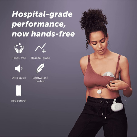 Elvie Stride Plus: Tire-Lait Électrique Hospitalier, Portable & Connecté pour Mamans Actives
